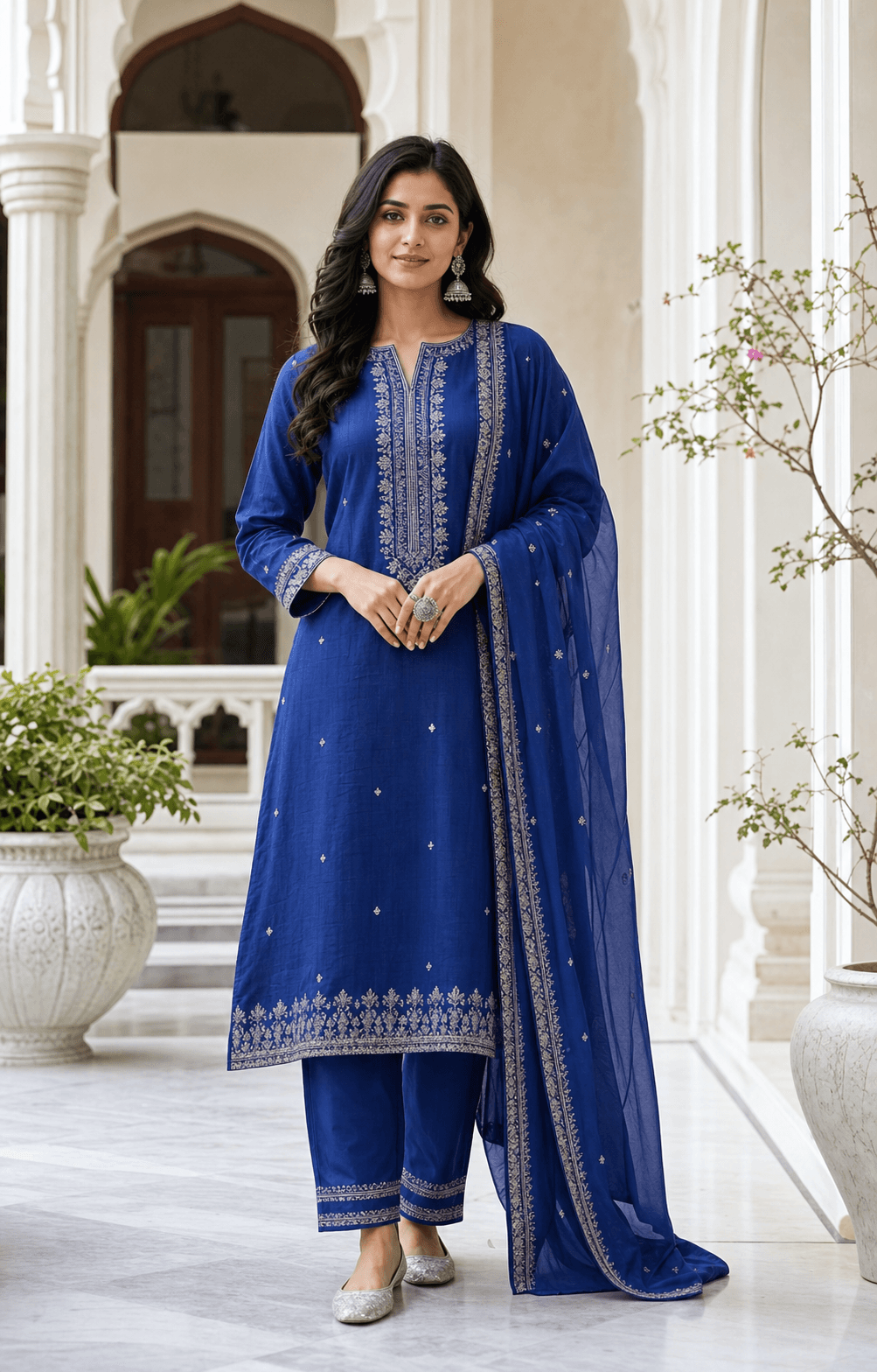 Embroidered Kurta Set